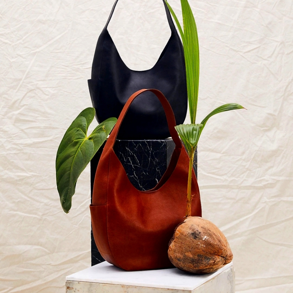 Madewell The Oversized Moon Shopper Hobo Tote Bag - Black